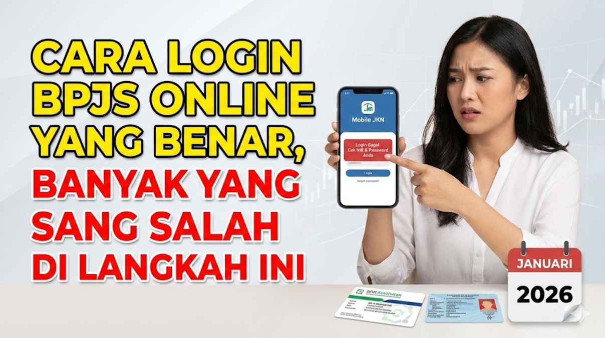 Cara Login BPJS Online yang Benar, Banyak yang Salah di Langkah Ini – Januari 2026