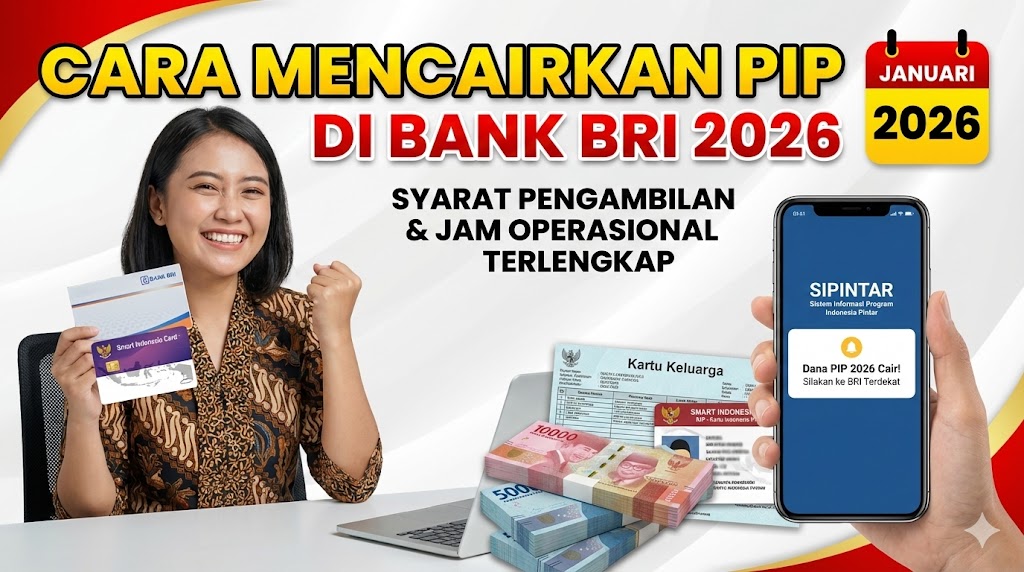 Cara Mencairkan PIP di Bank BRI 2026: Syarat Pengambilan dan Jam Operasional Terlengkap