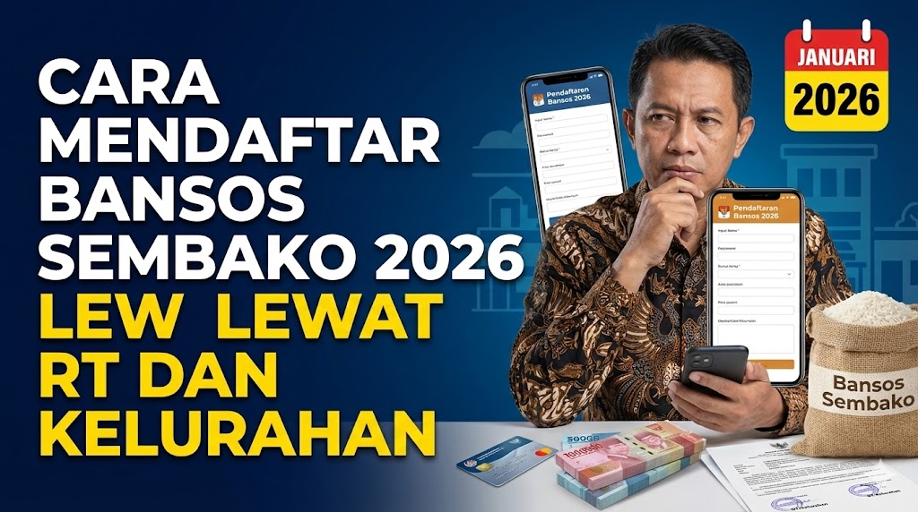 Cara Mendaftar Bansos Sembako 2026 Lewat RT dan Kelurahan