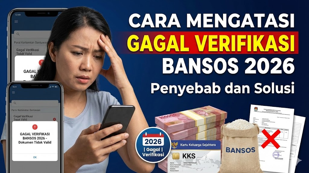 Cara Mengatasi Gagal Verifikasi Bansos 2026: Penyebab dan Solusi