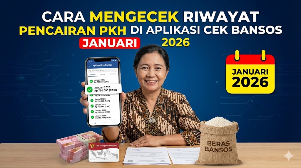 Cara Mengecek Riwayat Pencairan PKH di Aplikasi Cek Bansos Januari 2026