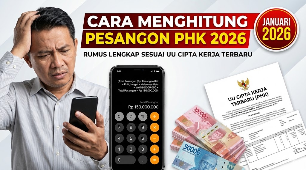 Cara Menghitung Pesangon PHK 2026: Rumus Lengkap Sesuai UU Cipta Kerja Terbaru