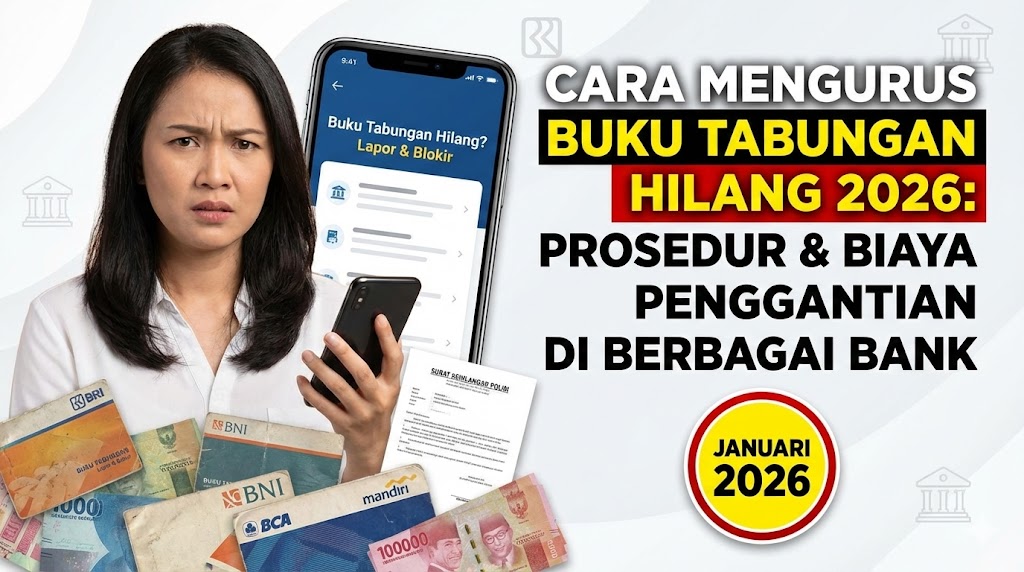 Cara Mengurus Buku Tabungan Hilang 2026: Prosedur dan Biaya Penggantian di Berbagai Bank