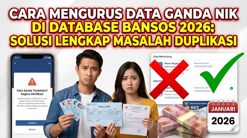 Cara Mengurus Data Ganda NIK di Database Bansos 2026: Solusi Lengkap Masalah Duplikasi
