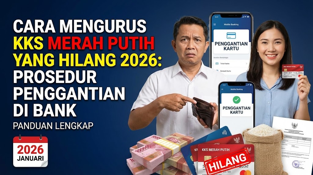 Cara Mengurus KKS Merah Putih yang Hilang 2026: Prosedur Penggantian di Bank
