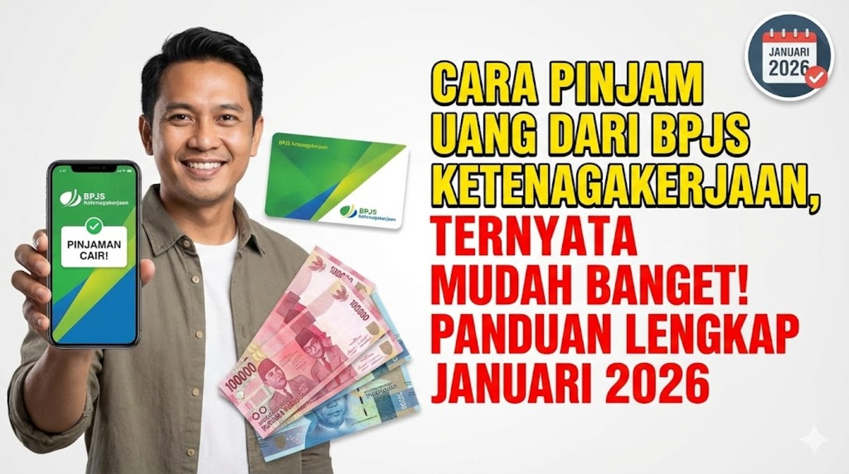 Cara Pinjam Uang dari BPJS Ketenagakerjaan, Ternyata Mudah Banget! Panduan Lengkap Januari 2026