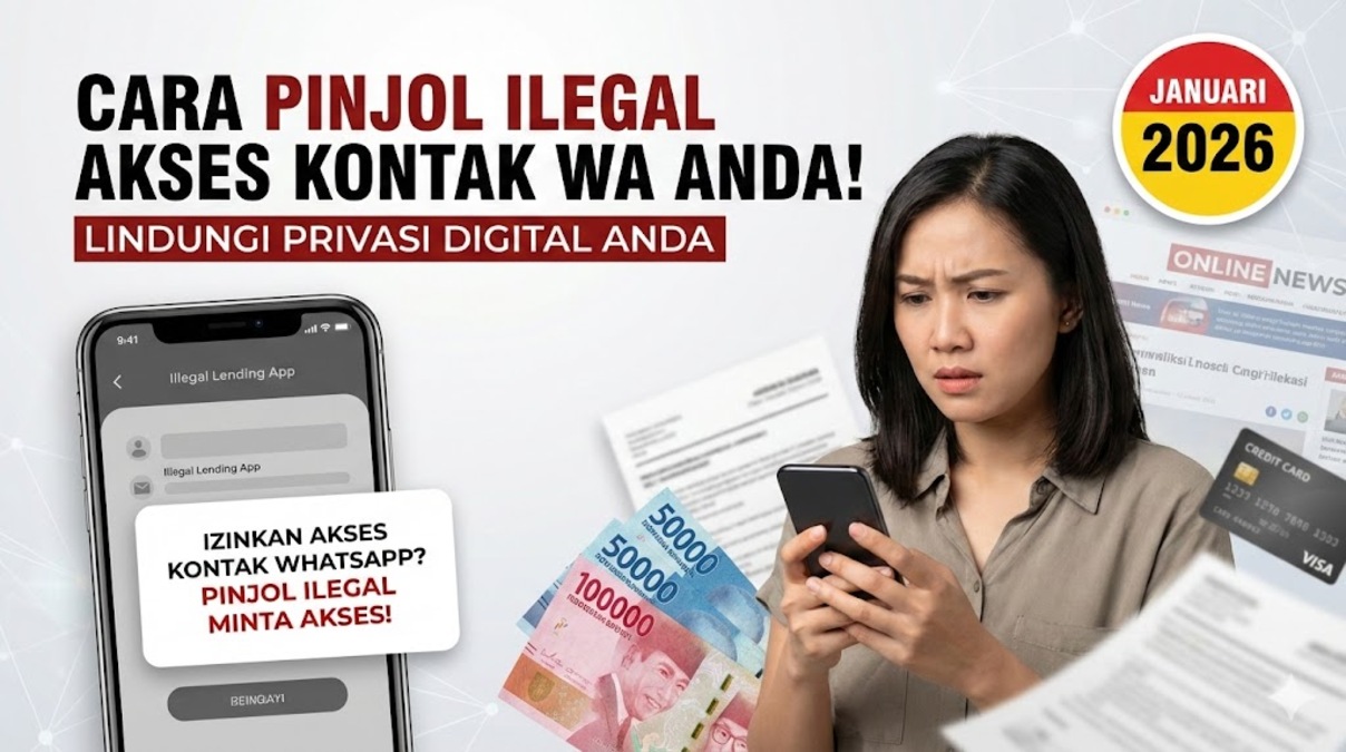 Cara Pinjol Ilegal Mengakses Data Kontak WhatsApp Anda: Lindungi Privasi Digital Januari 2026