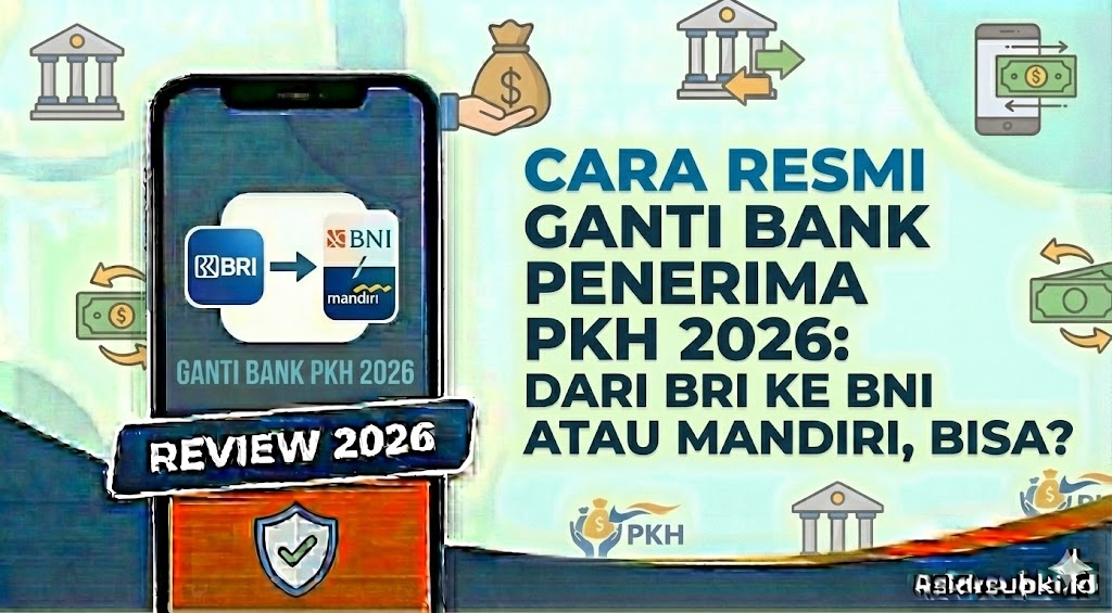 Cara Resmi Ganti Bank Penerima PKH 2026: Dari BRI ke BNI atau Mandiri, Bisa?