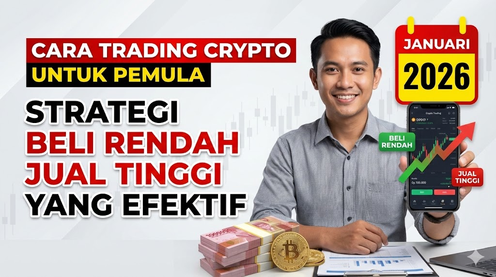 Cara Trading Crypto untuk Pemula Januari 2026: Strategi Beli Rendah Jual Tinggi yang Efektif
