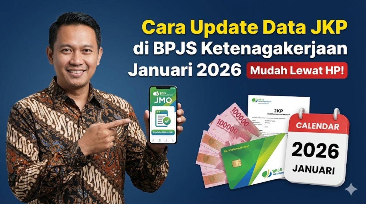 Cara Update Data JKP di BPJS Ketenagakerjaan Januari 2026, Mudah Lewat HP!
