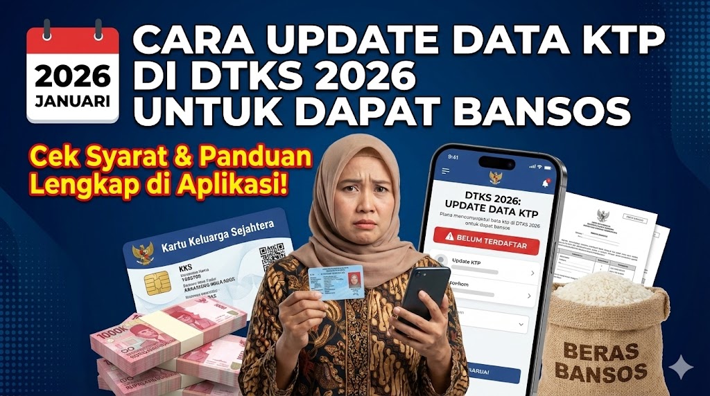 Cara Update Data KTP di DTKS 2026 untuk Dapat Bansos