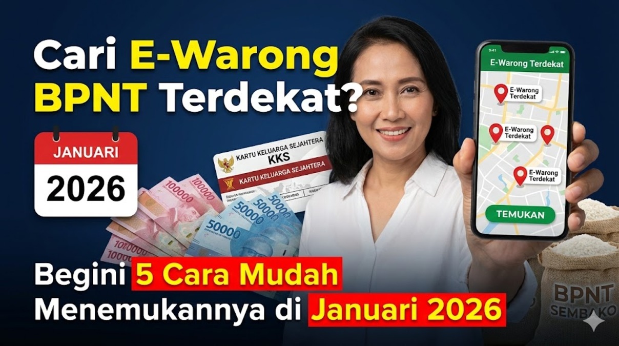 Cari E-Warong BPNT Terdekat? Begini 5 Cara Mudah Menemukannya di Januari 2026