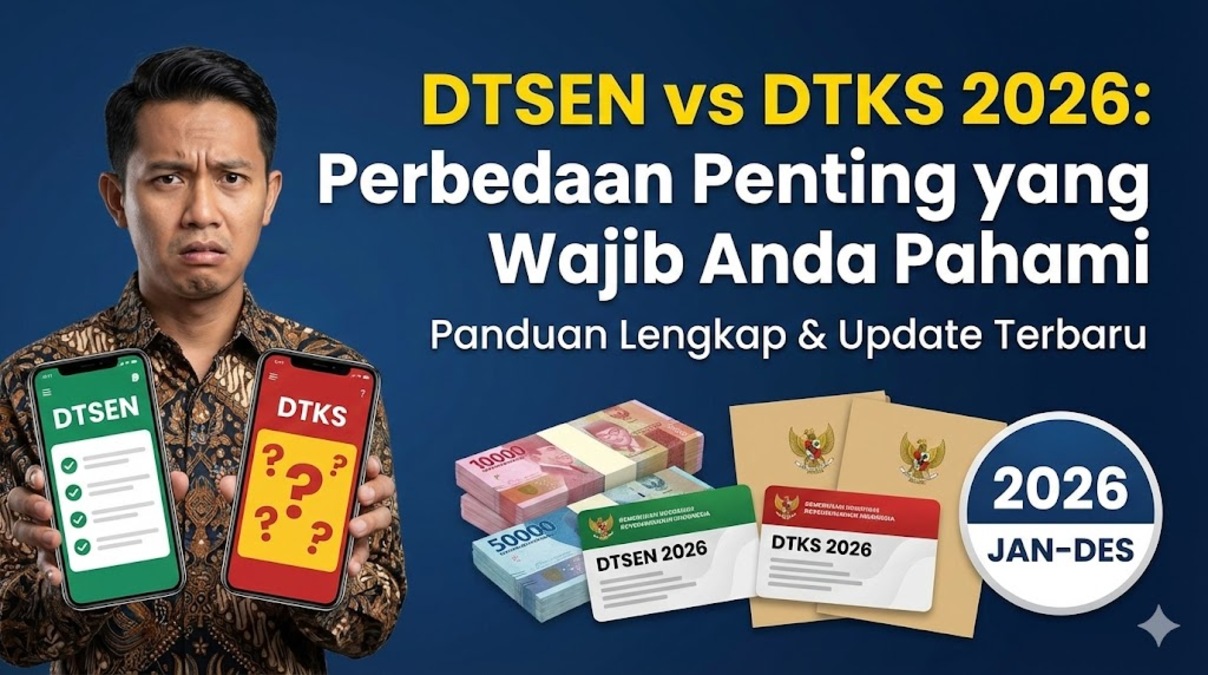 DTSEN vs DTKS 2026: Perbedaan Penting yang Wajib Anda Pahami