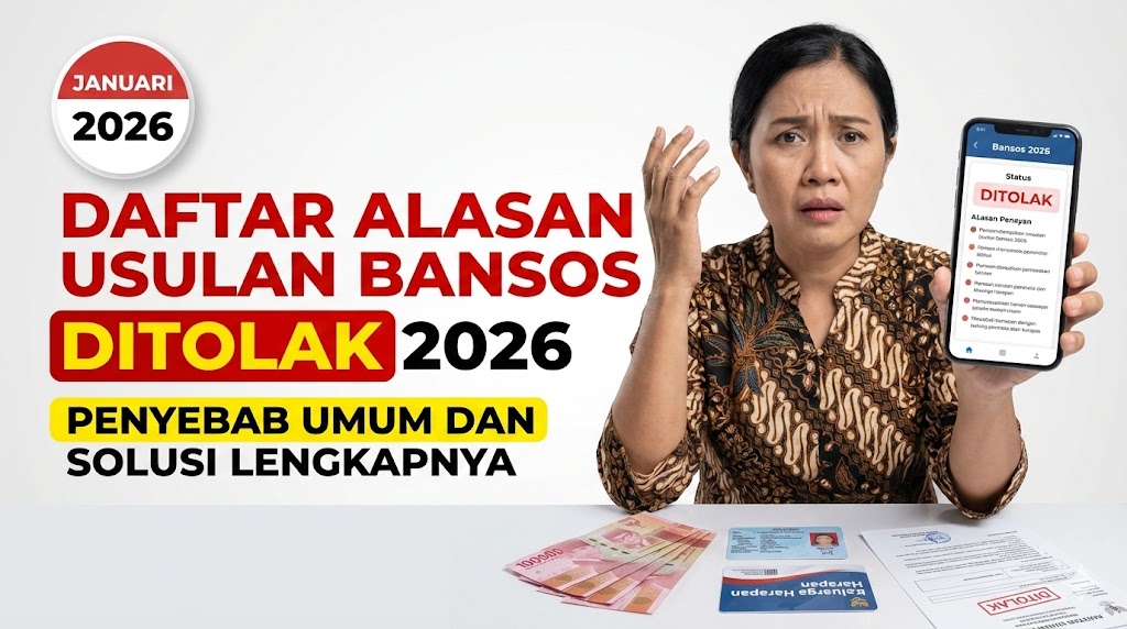 Daftar Alasan Usulan Bansos Ditolak 2026: Penyebab Umum dan Solusi Lengkapnya