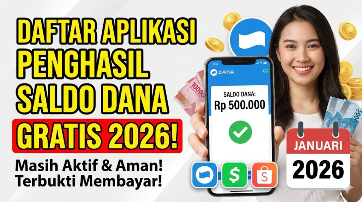 Daftar Aplikasi Penghasil Saldo DANA Gratis 2026 yang Masih Aktif dan Aman