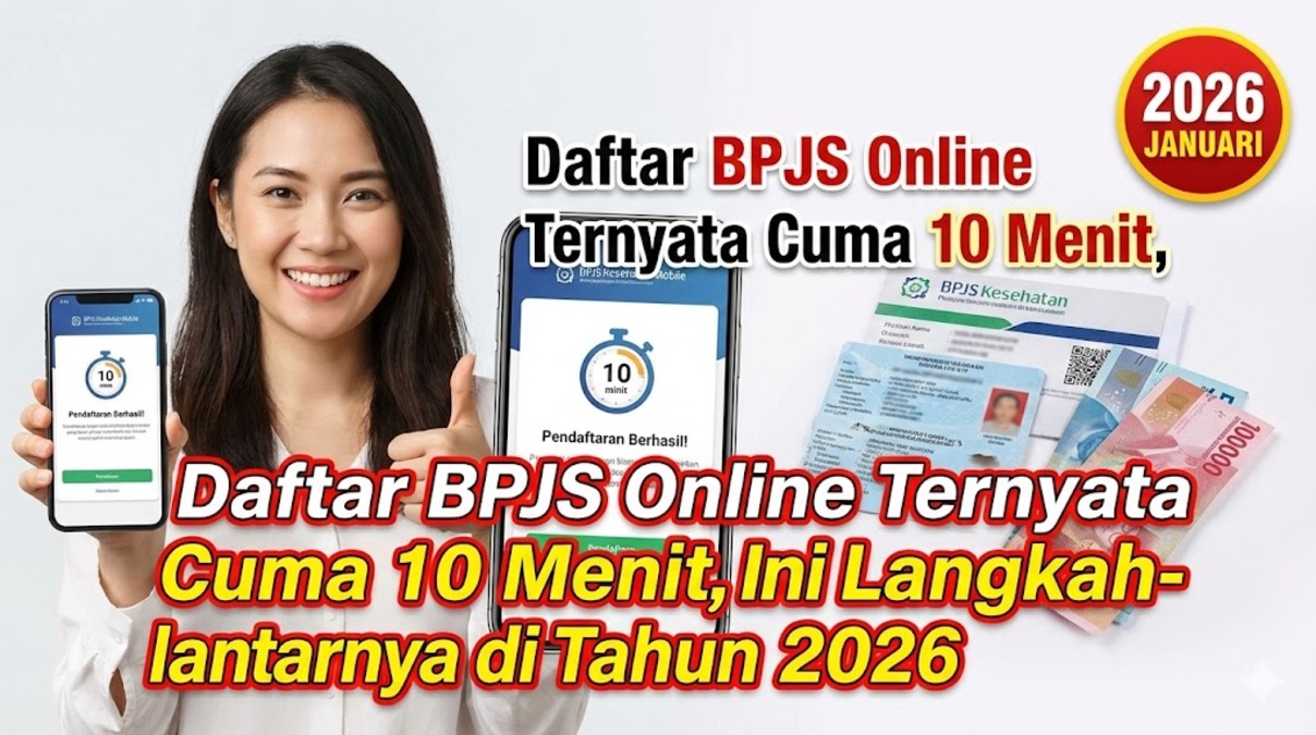 Daftar BPJS Online Ternyata Cuma 10 Menit, Ini Langkah-langkahnya di Tahun 2026