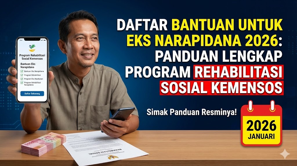 Daftar Bantuan untuk Eks Narapidana 2026: Panduan Lengkap Program Rehabilitasi Sosial Kemensos