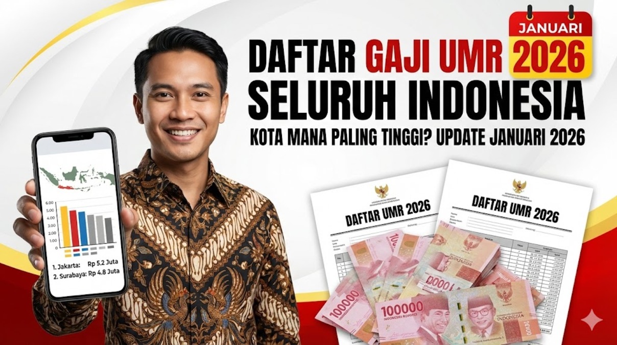 Daftar Gaji UMR 2026 Seluruh Indonesia: Kota Mana Paling Tinggi? Update Januari 2026
