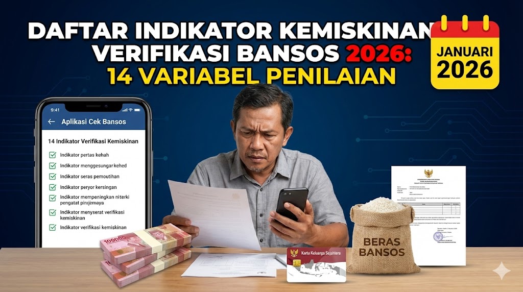 Daftar Indikator Kemiskinan Verifikasi Bansos 2026: 14 Variabel Penilaian