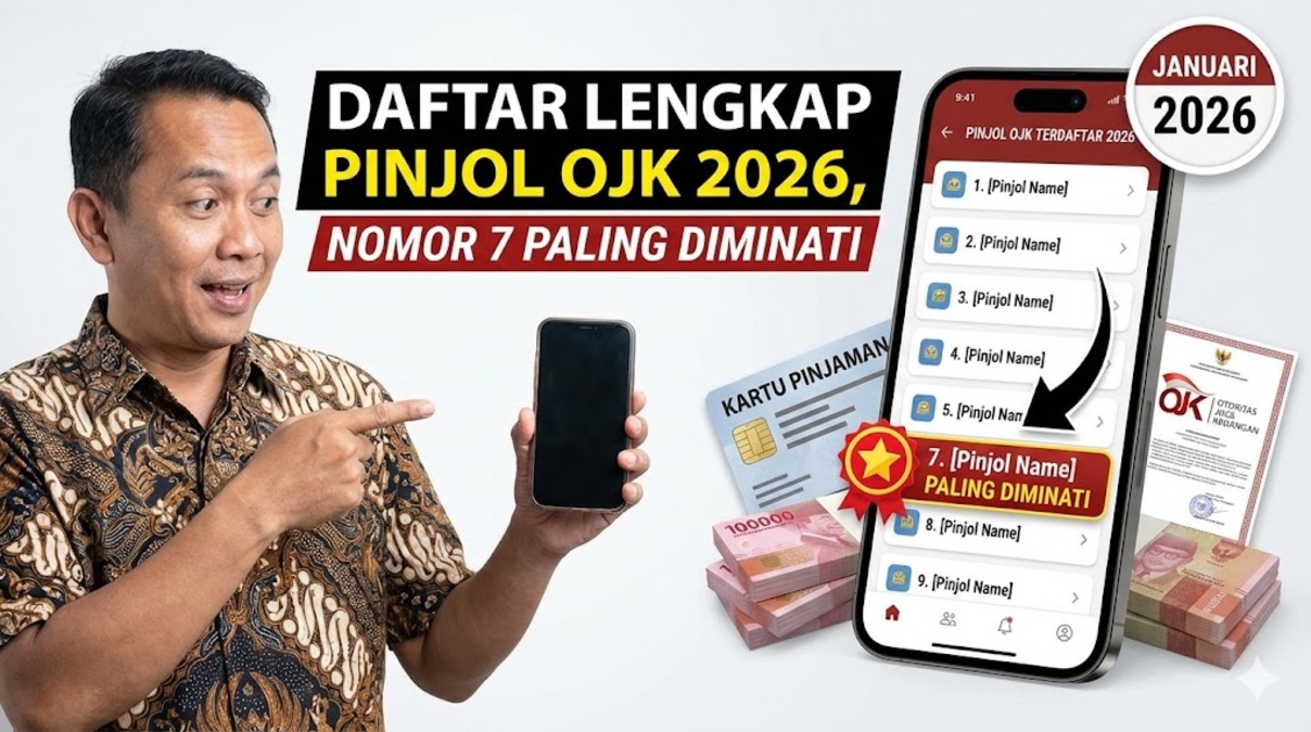 Daftar Lengkap Pinjol OJK 2026, Nomor 7 Paling Diminati