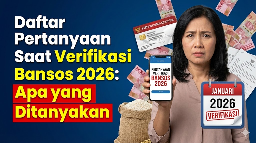 Daftar Pertanyaan Saat Verifikasi Bansos 2026: Apa yang Ditanyakan