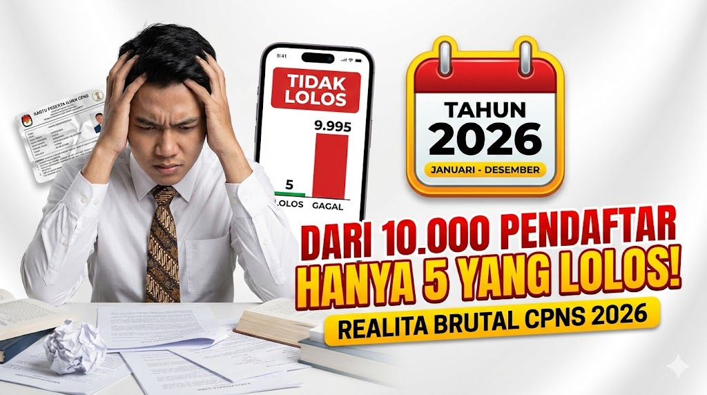 Dari 10.000 Pendaftar Hanya 5 yang Lolos! Realita Brutal CPNS 2026
