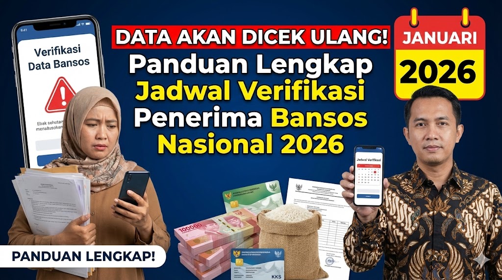 Data Akan Dicek Ulang! Panduan Lengkap Jadwal Verifikasi Penerima Bansos Nasional 2026