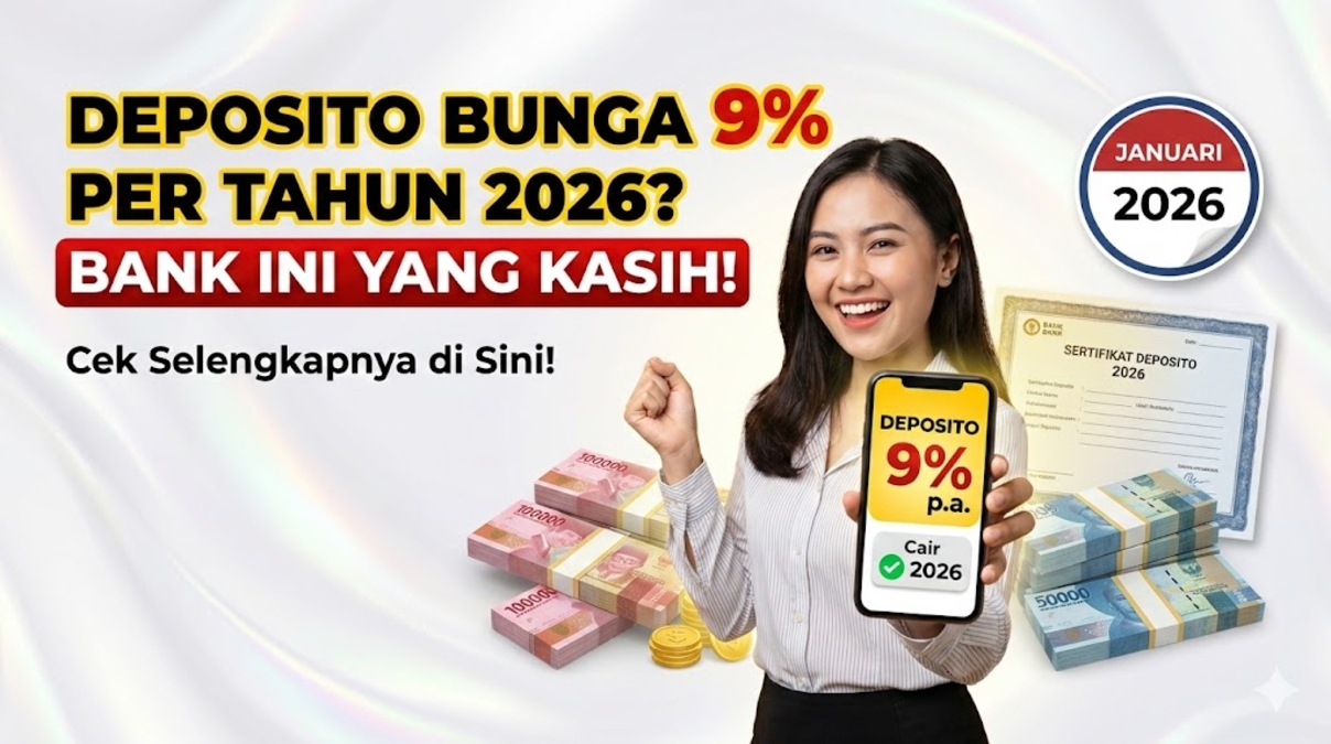 Deposito Bunga 9% Per Tahun 2026? Bank Ini yang Kasih!