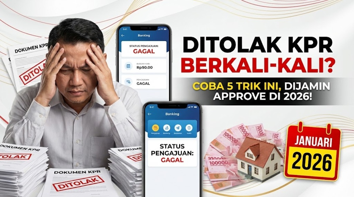 Ditolak KPR Berkali-kali? Coba 5 Trik Ini, Dijamin Approve di 2026!