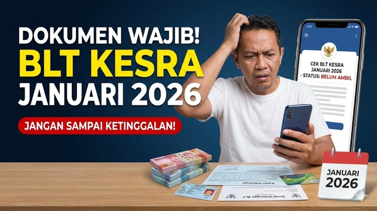 Dokumen Wajib untuk Ambil BLT Kesra Januari 2026, Jangan Sampai Ketinggalan