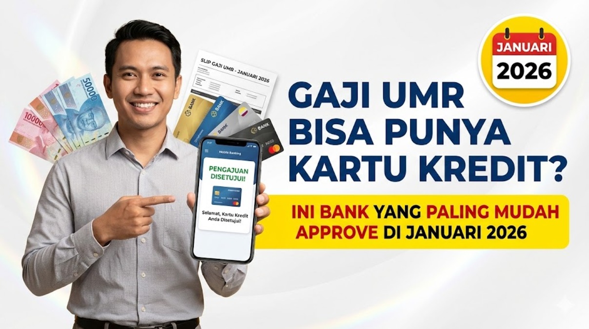Gaji UMR Bisa Punya Kartu Kredit? Ini Bank yang Paling Mudah Approve di Januari 2026