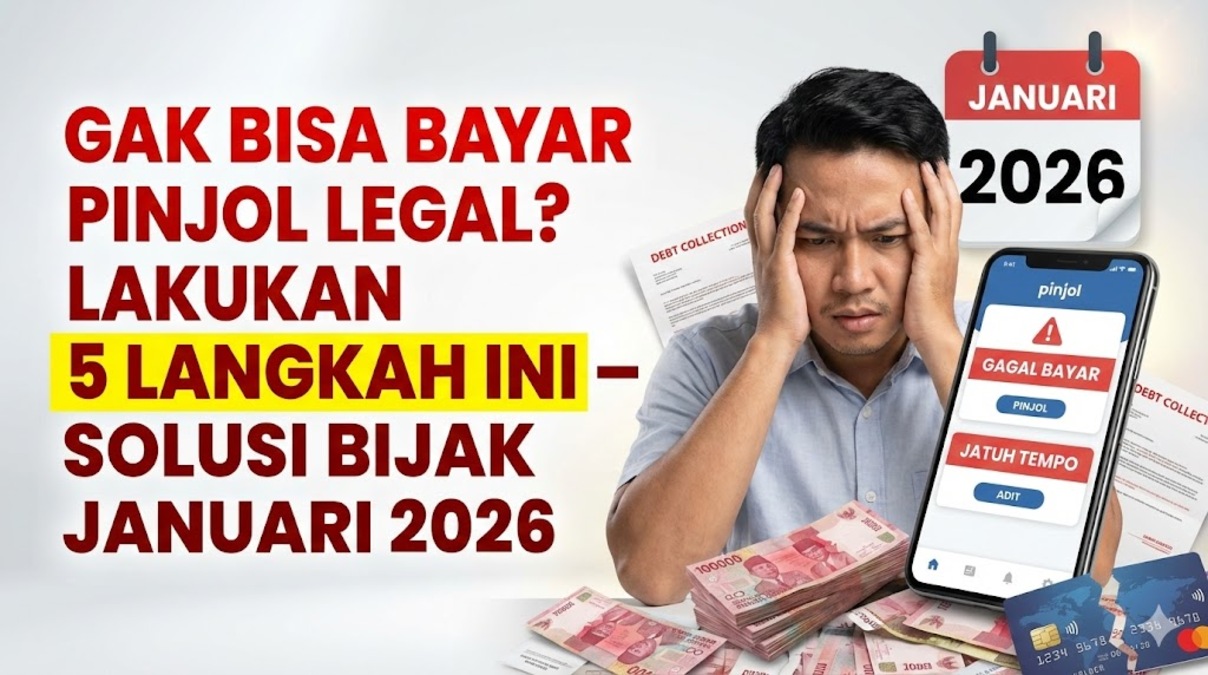 Gak Bisa Bayar Pinjol Legal? Lakukan 5 Langkah Ini – Solusi Bijak Januari 2026