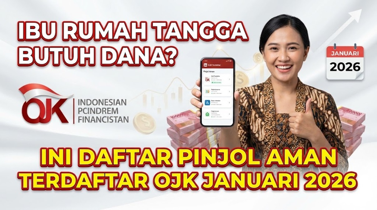 Ibu Rumah Tangga Butuh Dana? Ini Daftar Pinjol Aman Terdaftar OJK Januari 2026