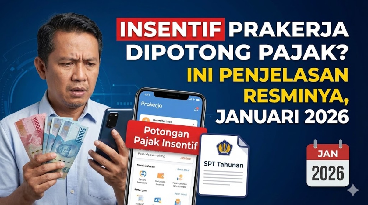 Insentif Prakerja Dipotong Pajak? Ini Penjelasan Resminya, Januari 2026