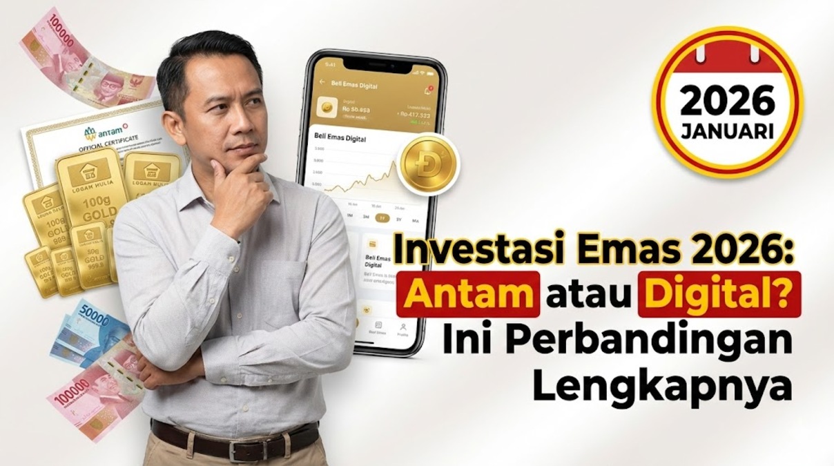 Investasi Emas 2026: Antam atau Digital? Ini Perbandingan Lengkapnya