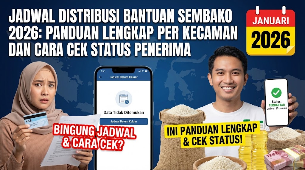 Jadwal Distribusi Bantuan Sembako 2026: Panduan Lengkap Per Kecamatan dan Cara Cek Status Penerima