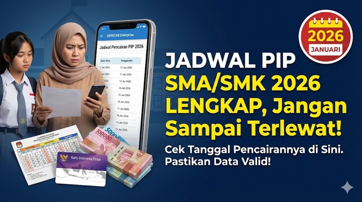 Jadwal PIP SMA/SMK 2026 Lengkap, Jangan Sampai Terlewat!