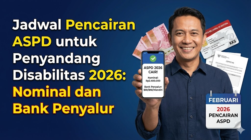 Jadwal Pencairan ASPD untuk Penyandang Disabilitas 2026: Nominal dan Bank Penyalur