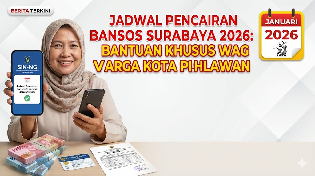 Jadwal Pencairan Bansos Surabaya 2026: Bantuan Khusus Warga Kota Pahlawan