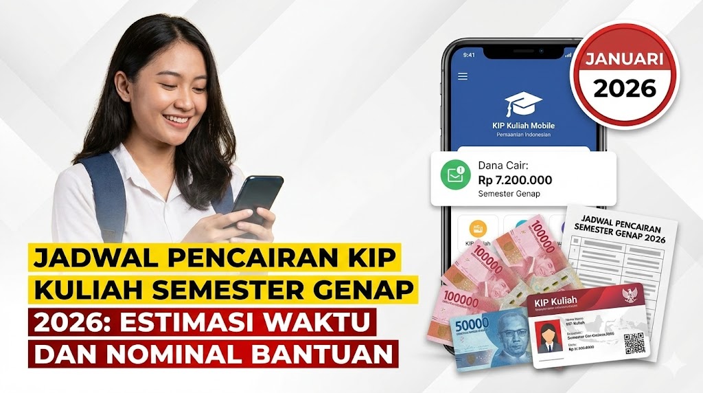 Jadwal Pencairan KIP Kuliah Semester Genap 2026: Estimasi Waktu dan Nominal Bantuan