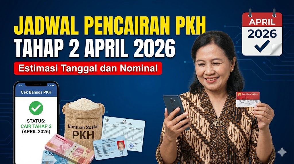 Jadwal Pencairan PKH Tahap 2 April 2026: Estimasi Tanggal dan Nominal