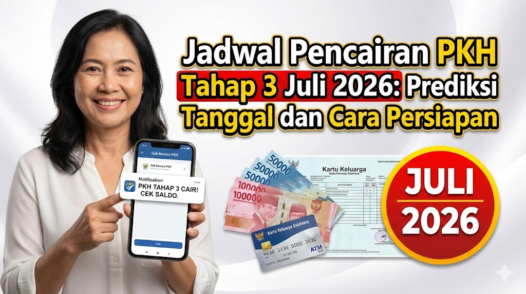 Jadwal Pencairan PKH Tahap 3 Juli 2026: Prediksi Tanggal dan Cara Persiapan