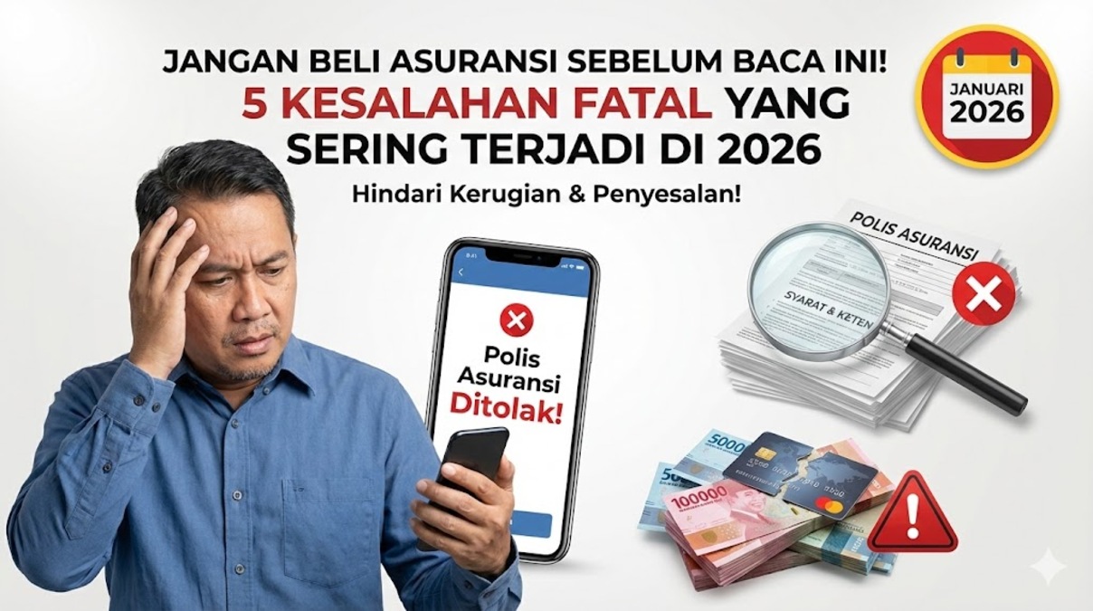 Jangan Beli Asuransi Sebelum Baca Ini! 5 Kesalahan Fatal yang Sering Terjadi di 2026