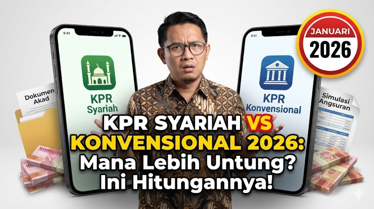 KPR Syariah vs Konvensional 2026: Mana Lebih Untung? Ini Hitungannya!