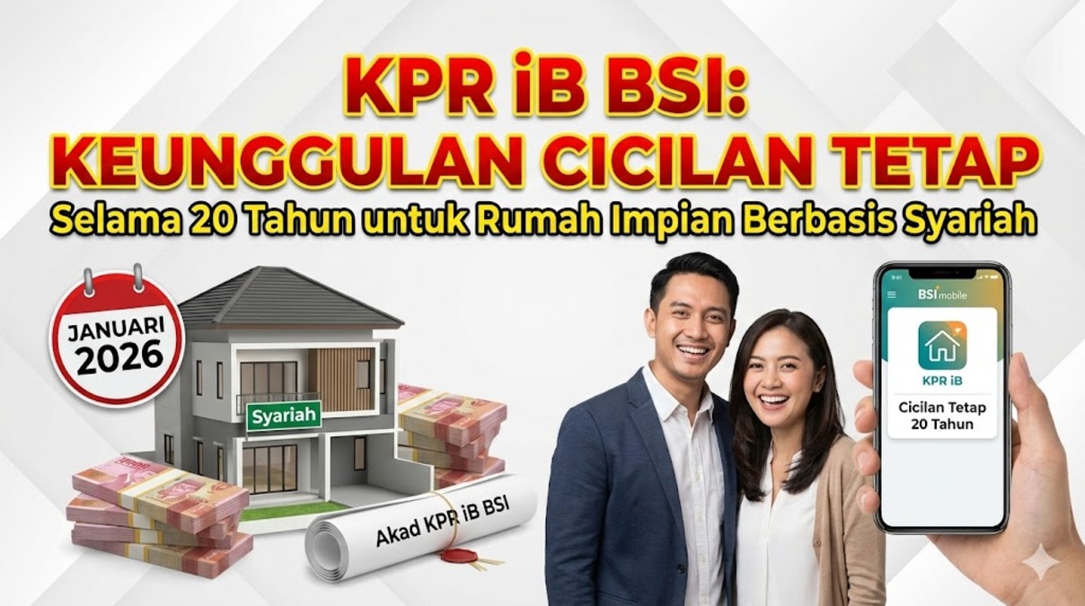 KPR iB BSI: Keunggulan Cicilan Tetap Selama 20 Tahun untuk Rumah Impian Berbasis Syariah Januari 2026