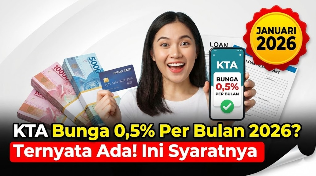 KTA Bunga 0,5% Per Bulan 2026? Ternyata Ada! Ini Syaratnya