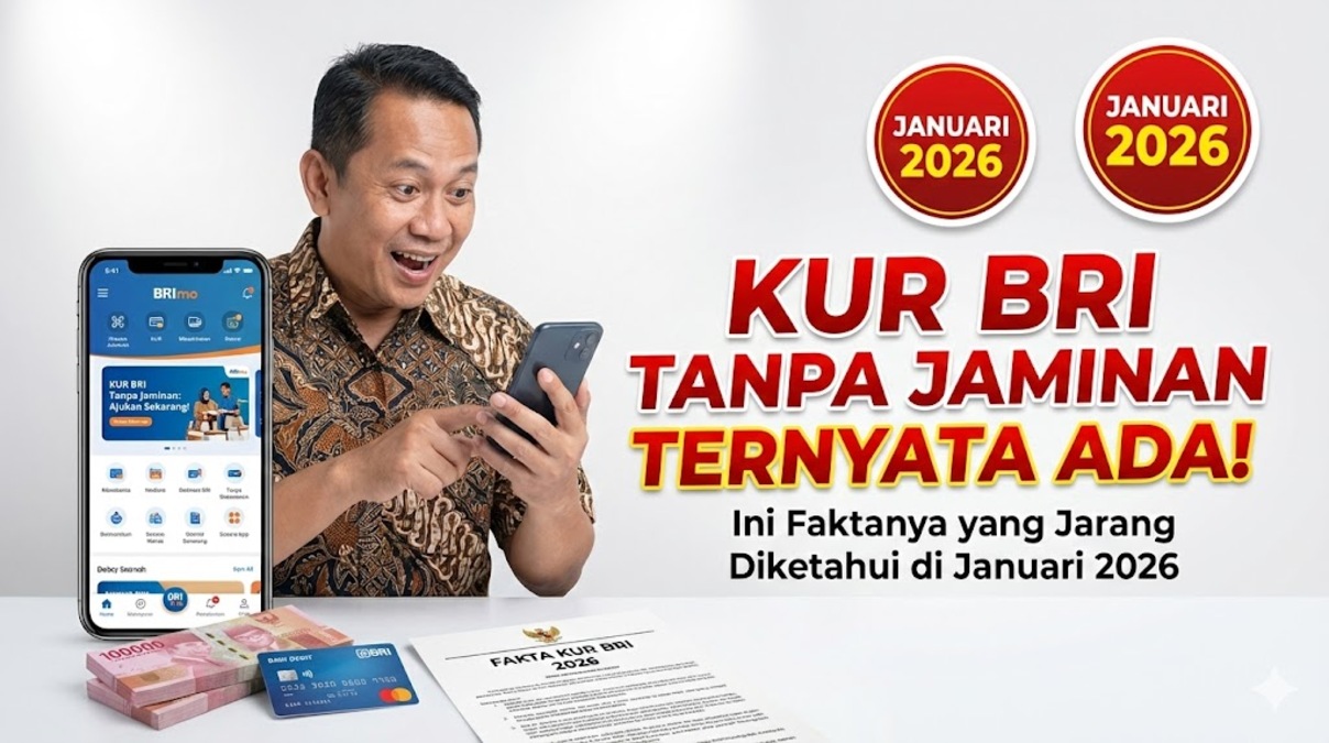 KUR BRI Tanpa Jaminan Ternyata Ada! Ini Faktanya yang Jarang Diketahui di Januari 2026