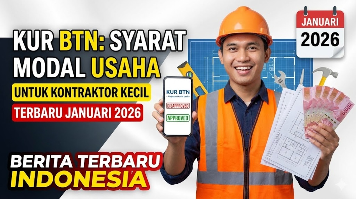 KUR BTN: Syarat Modal Usaha untuk Kontraktor Kecil Januari 2026