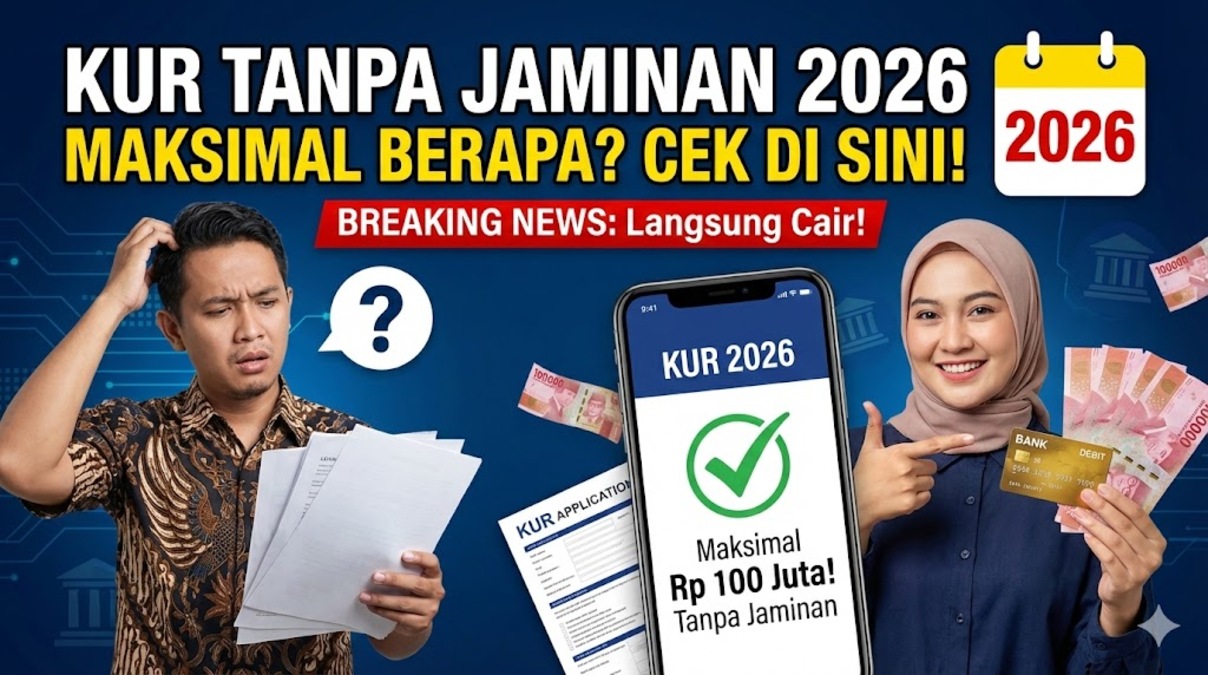 KUR Tanpa Jaminan 2026 Maksimal Berapa? Cek di Sini