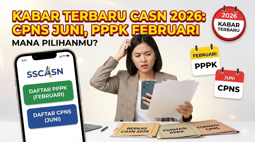 Kabar Terbaru CASN 2026: CPNS Juni, PPPK Februari, Mana Pilihanmu?